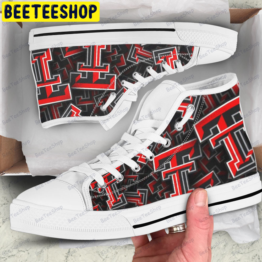 Texas Tech University American Sports Teams Adults High Top Canvas Shoes