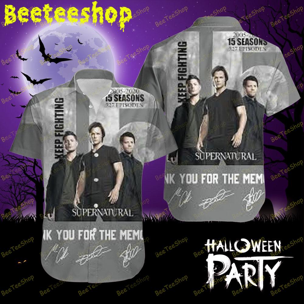 Thank You For The Memories Supernatural Halloween Beeteeshop Hawaii Shirt