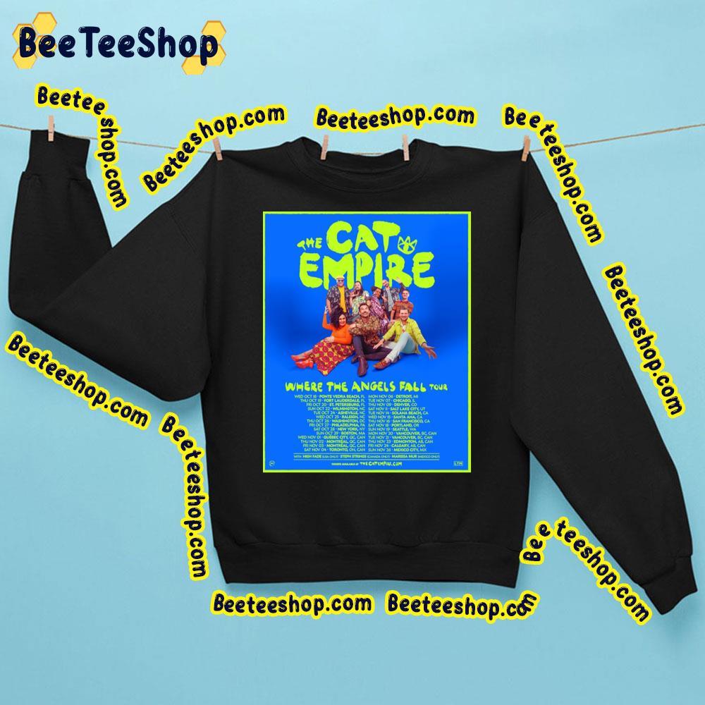 The Cat Empire Where The Angels Fall Tour 2023 Beeteeshop Trending Unisex Sweatshirt