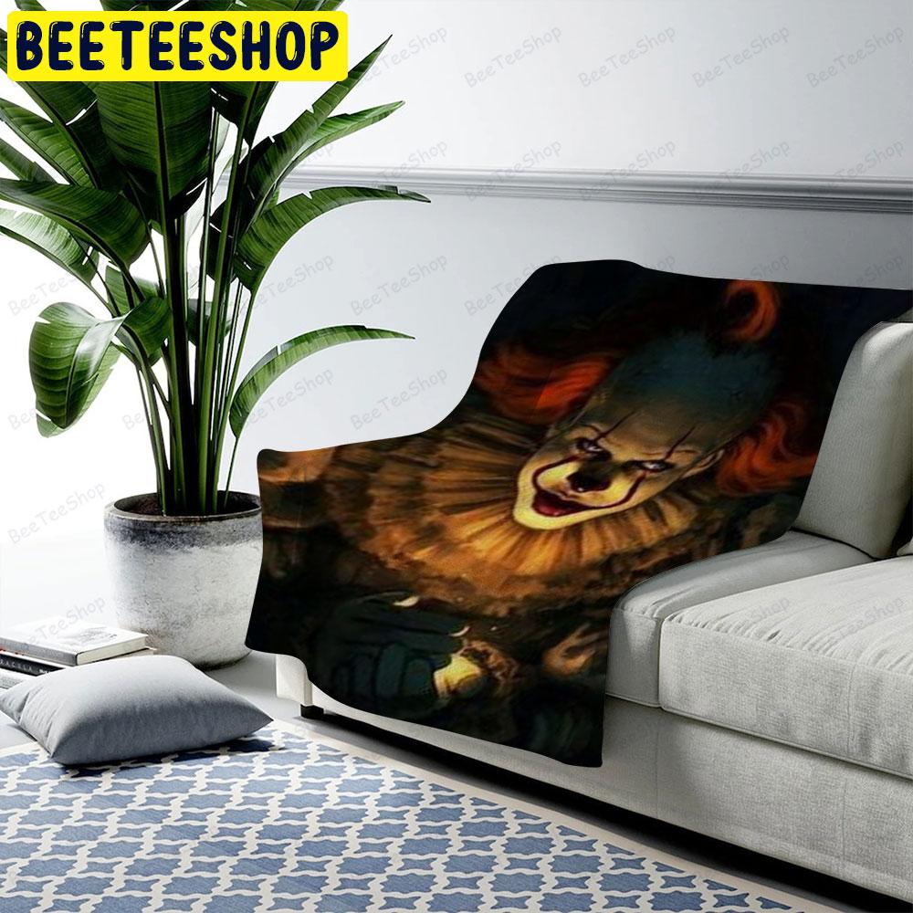 The Face Clown Movie It Halloween Beeteeshop US Cozy Blanket