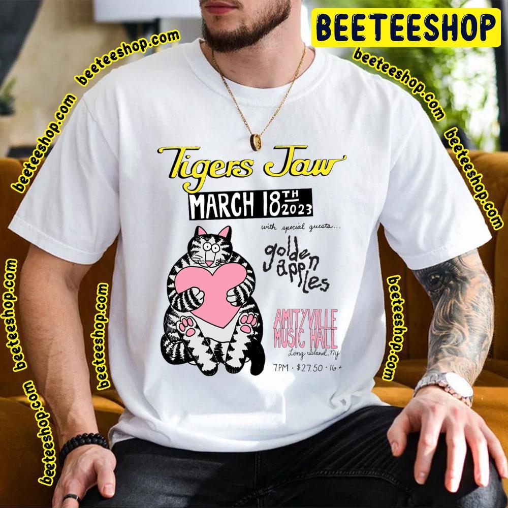 Tigers Jaw Tour 18 March 2023 Golden Apples Beeteeshop Trending Unisex T-Shirt