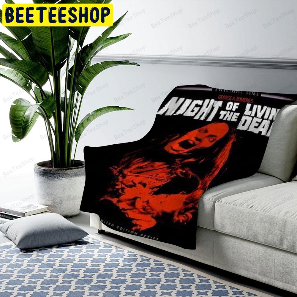 Todo El Terror Del Night Of The Living Dead Halloween Beeteeshop US Cozy Blanket