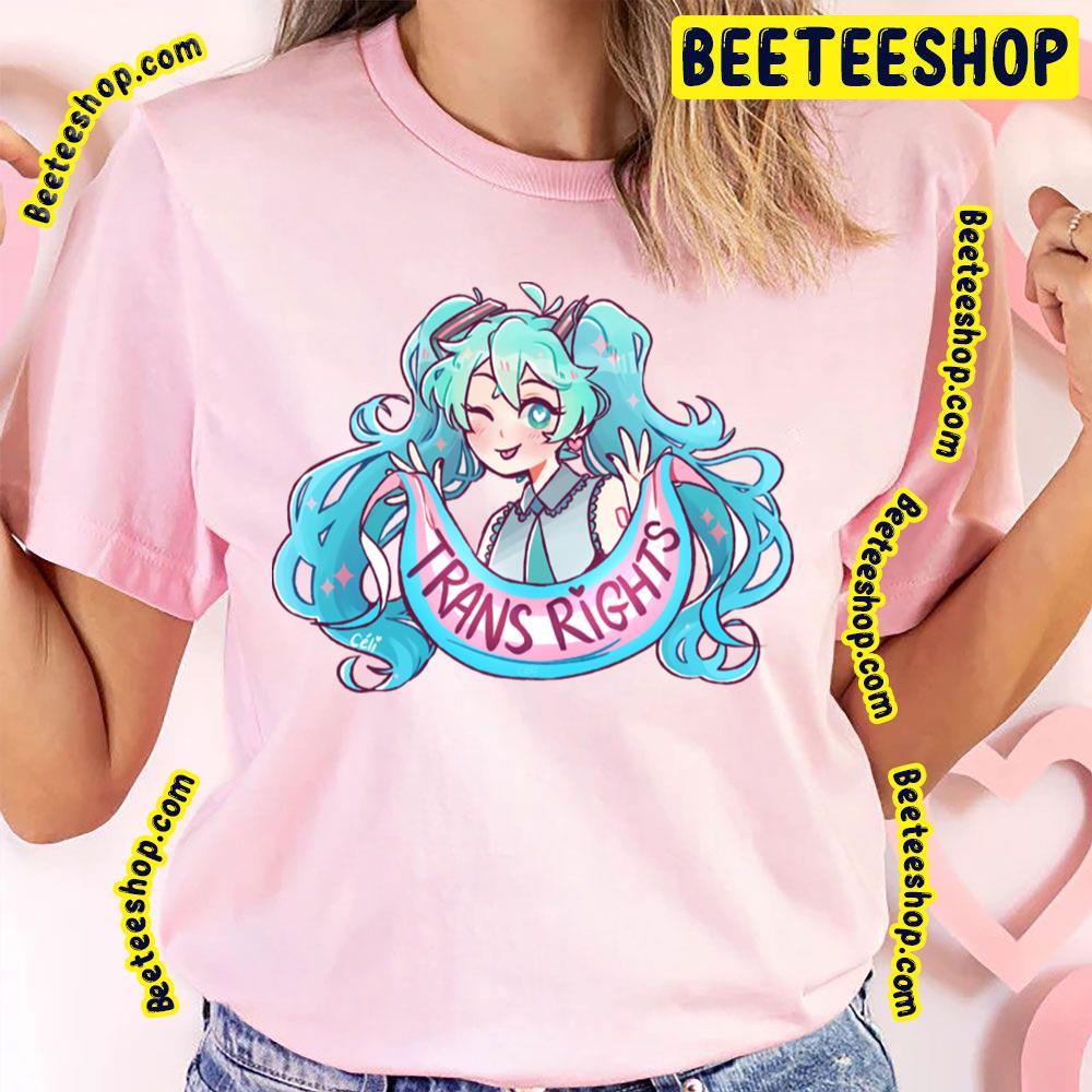 Trans Rights Hatsune Miku Trending Unisex T-Shirt