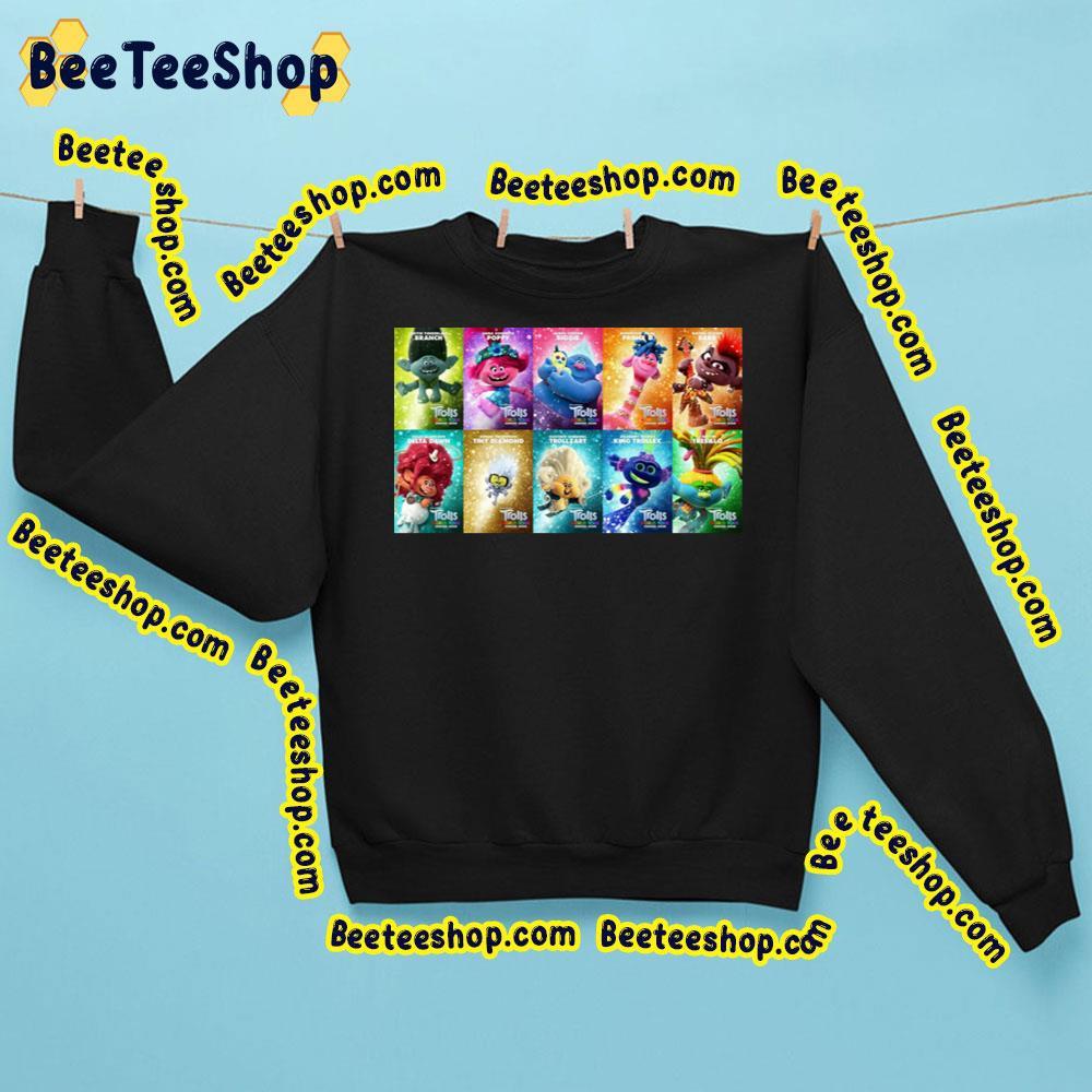 Trolls World Ytour Characters Movie Beeteeshop Trending Unisex Sweatshirt