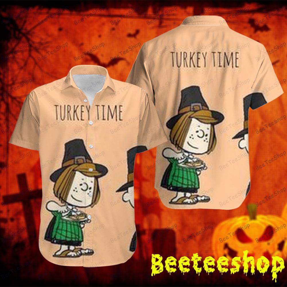 Turkey Time It’s The Great Pumpkin Charlie Brown Halloween Beeteeshop Hawaii Shirt