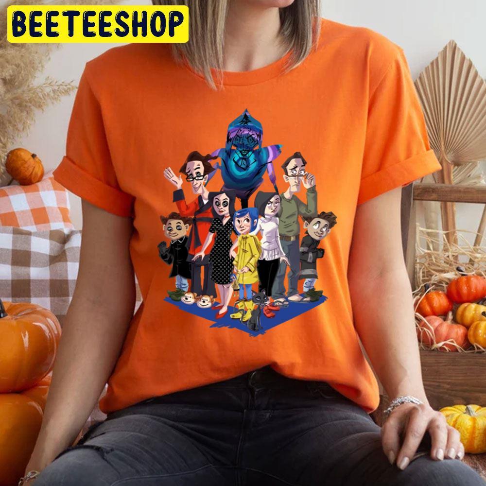 Two Worlds Coraline Happy Halloween Beeteeshop Trending Unisex T-Shirt