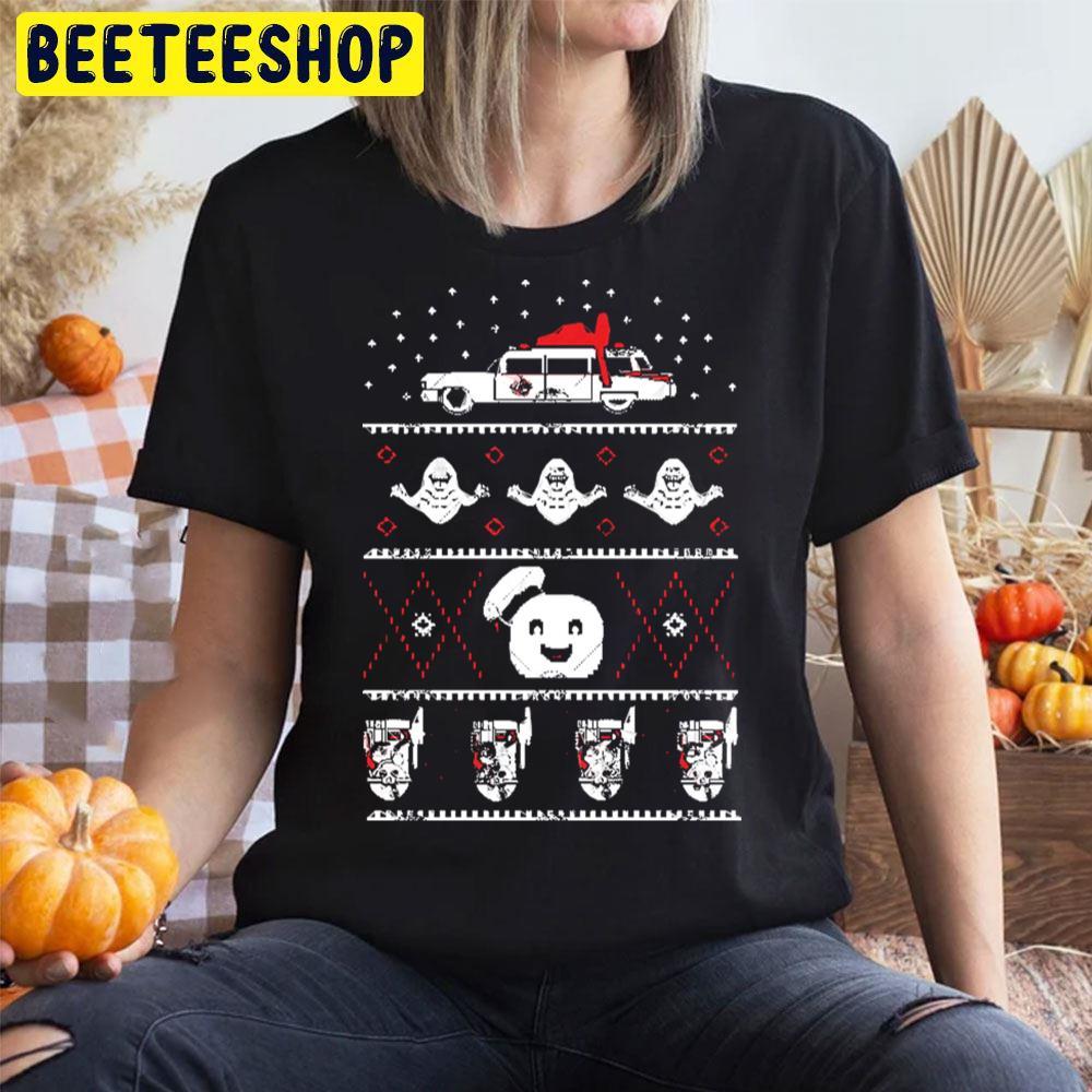 Ugly Christmas Ghostbusters Happy Halloween Beeteeshop Trending Unisex T-Shirt