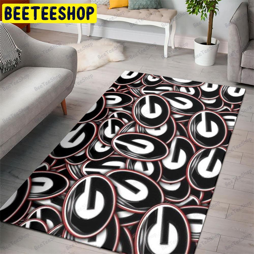 University Of Georgia 22 American Sports Teams Beeteeshop Rug Rectangle