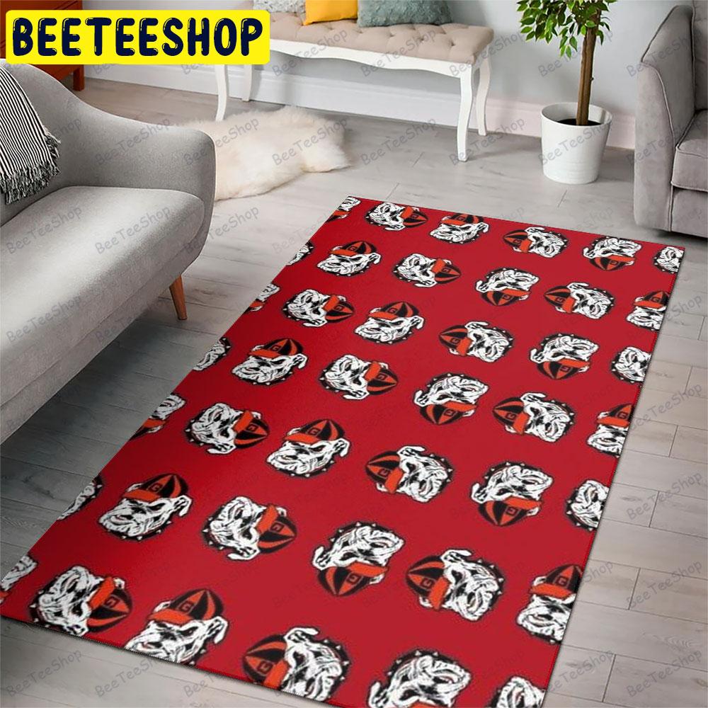 University Of Georgia 25 American Sports Teams Beeteeshop Rug Rectangle