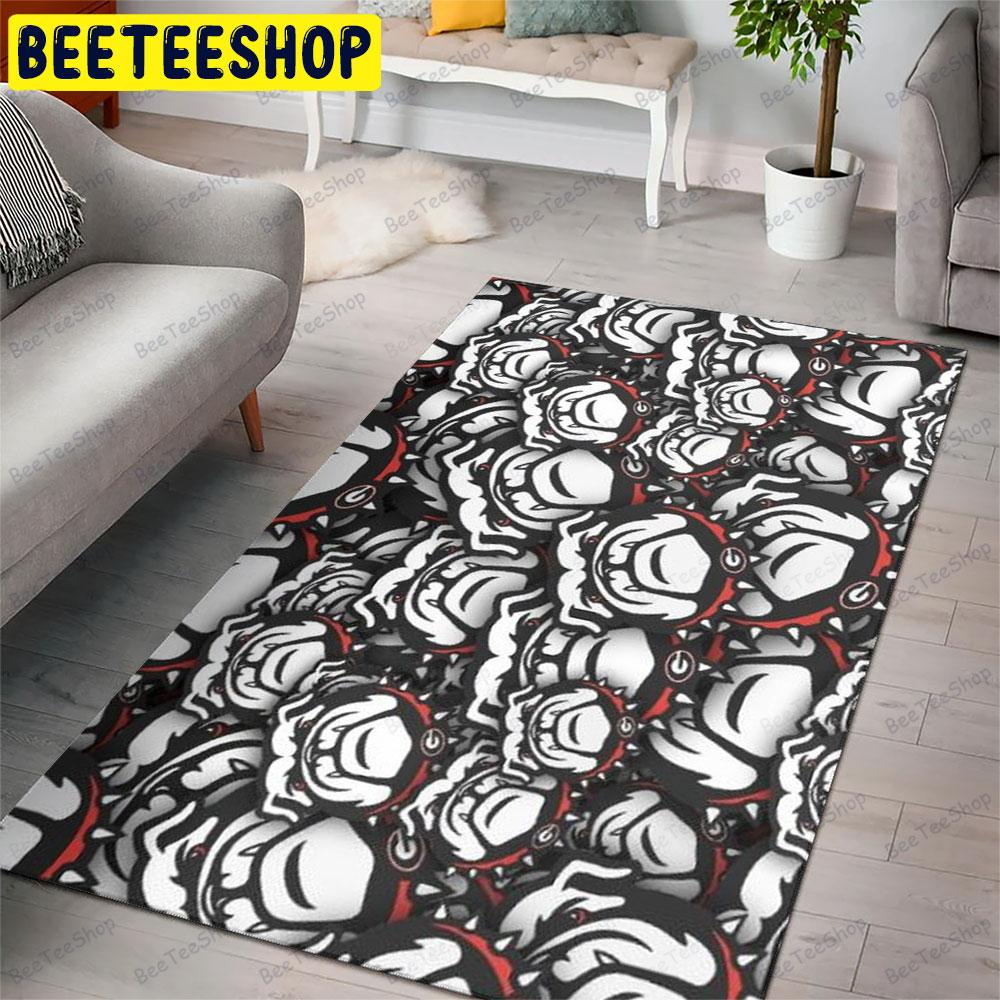 University Of Georgia 27 American Sports Teams Beeteeshop Rug Rectangle