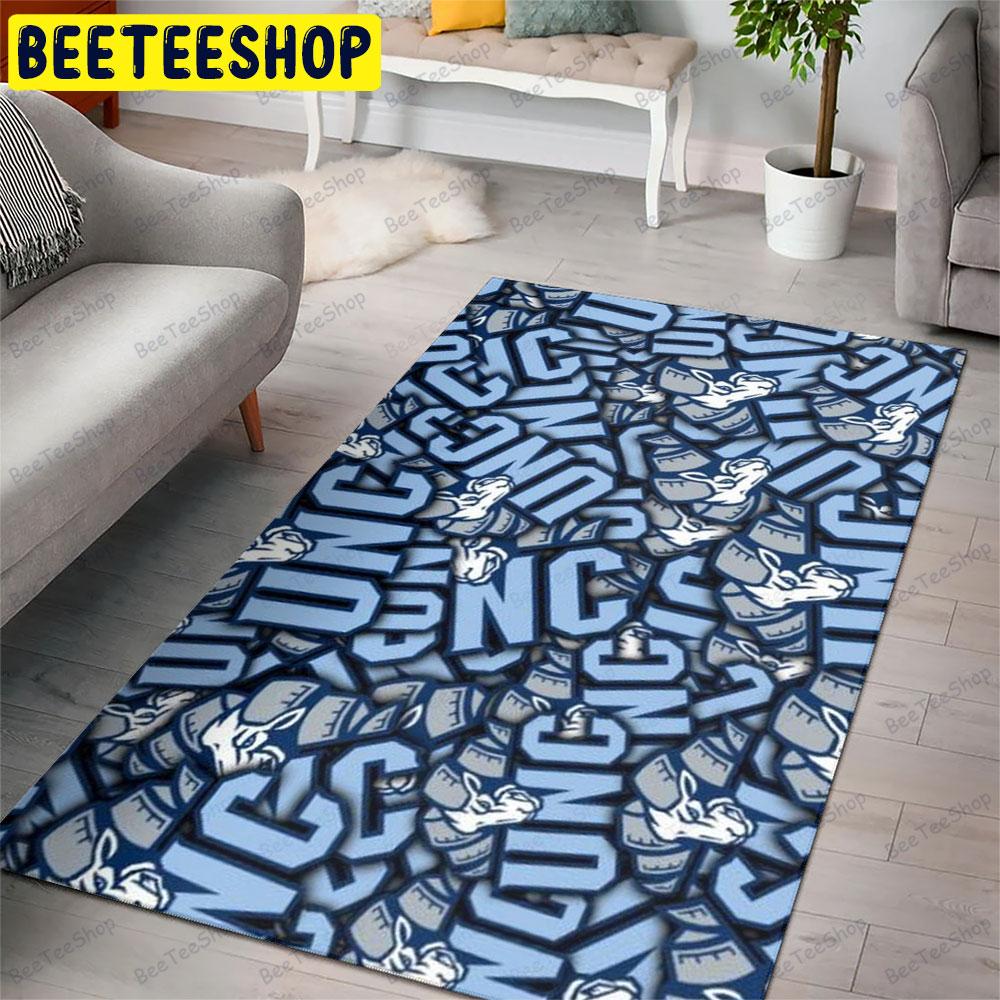 University Of North Carolina Tar Heels 23 American Sports Teams Beeteeshop Rug Rectangle