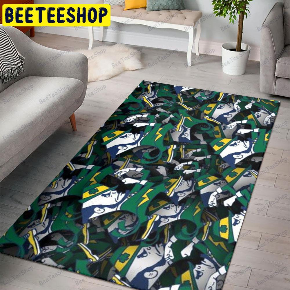 University Of Notre Dame Fighting Irish American Sports Teams Beeteeshop Rug Rectangle