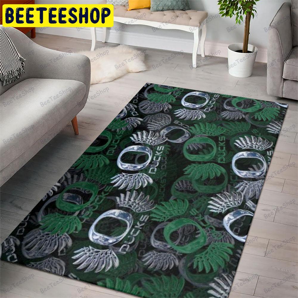 University Of Oregon Ducks 23 American Sports Teams Beeteeshop Rug Rectangle