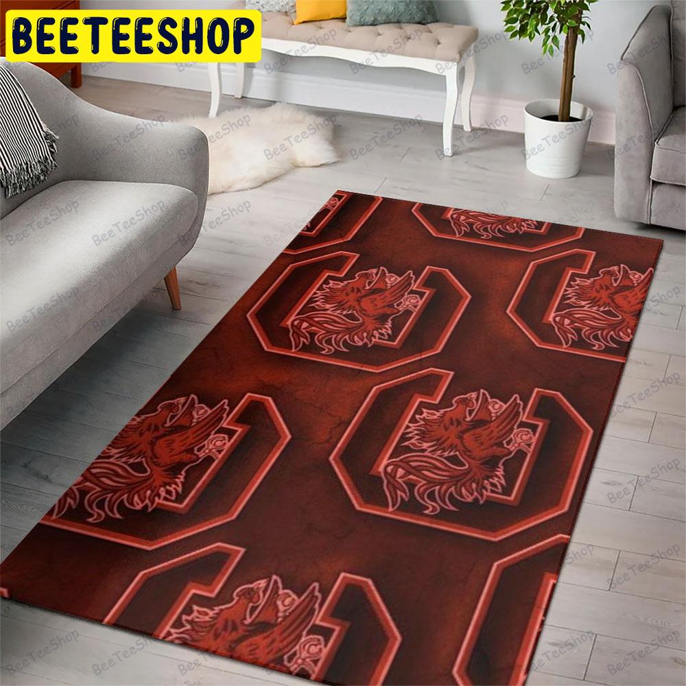 University Of South Carolina Gamecocks Embossed 23 American Sports Teams Beeteeshop Rug Rectangle