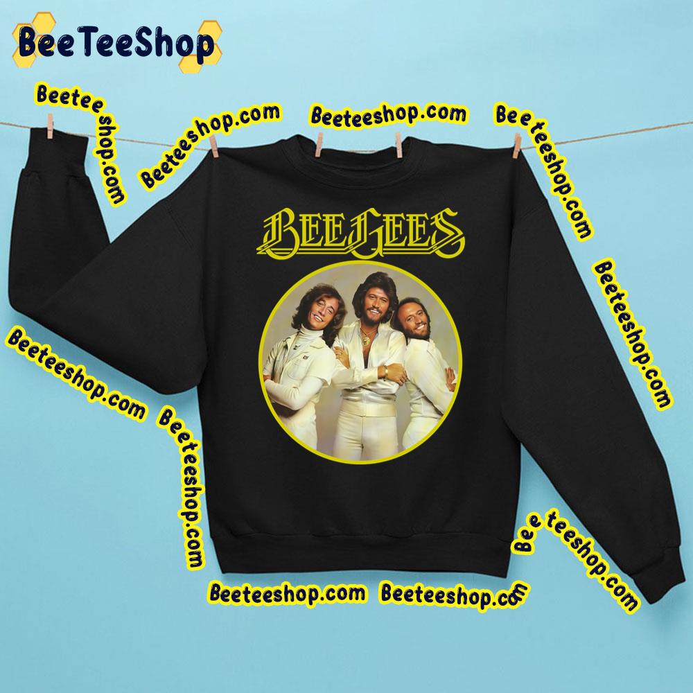 Vintage Art All Member Circle Bee Gees Trending Unisex Sweatshirt