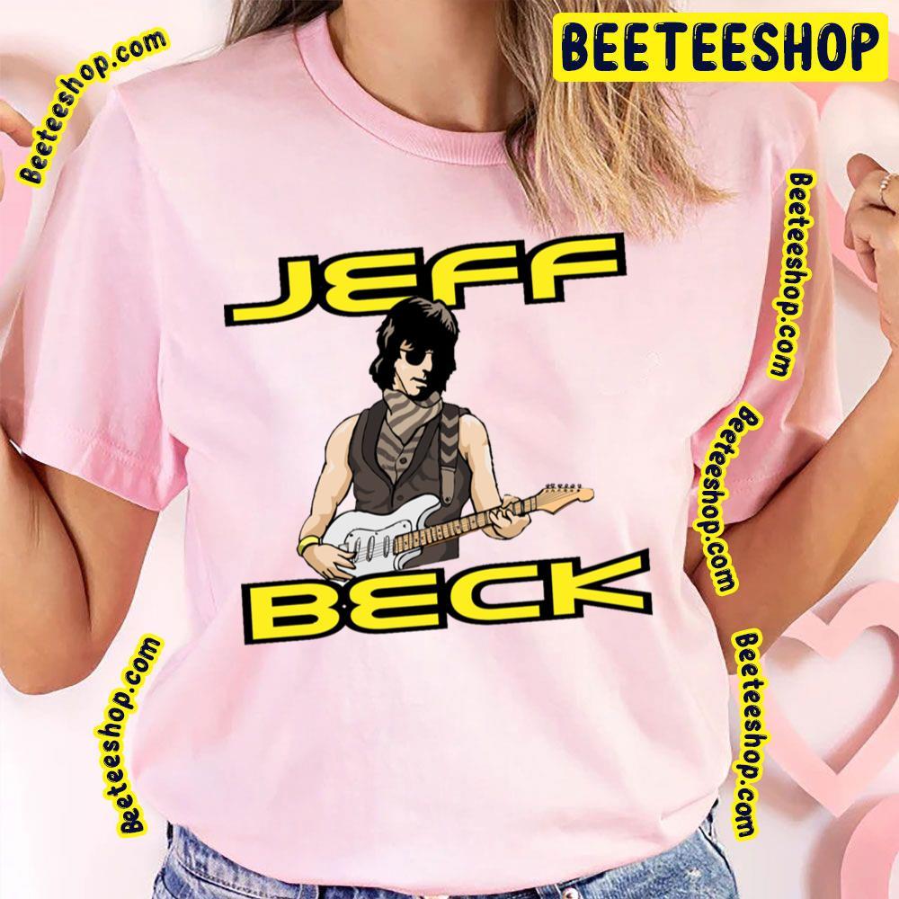 Vintage Art Boy Guitar Jeff Beck Beeteeshop Trending Unisex T-Shirt