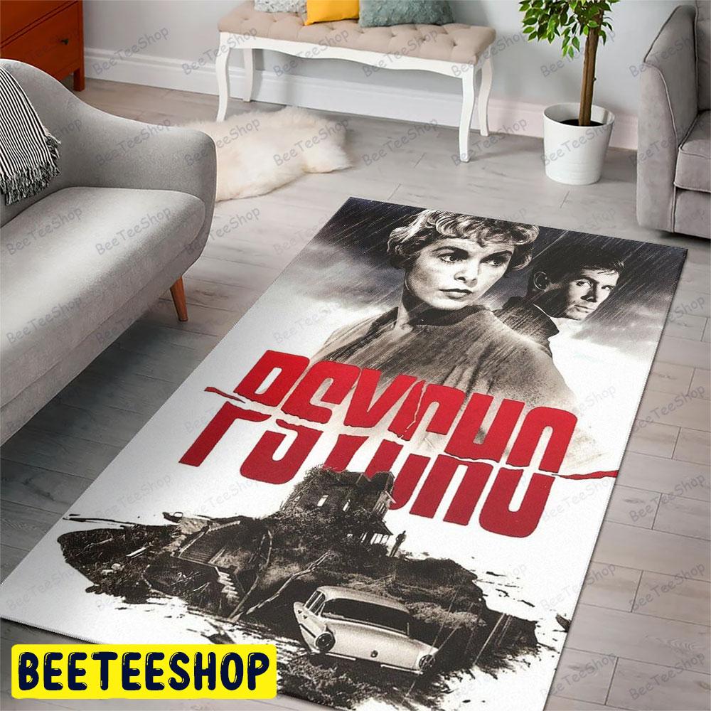 Vintage Movie Psycho Halloween Beeteeshop Rug Rectangle