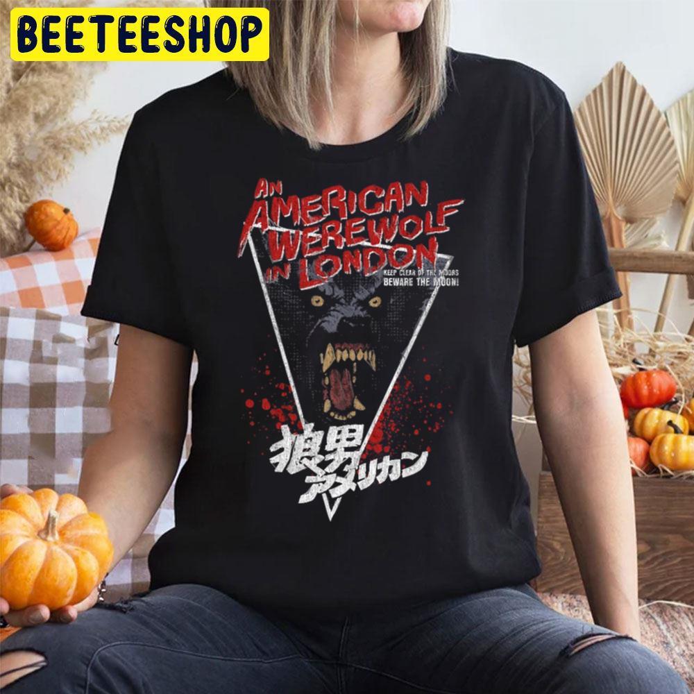 Vintage Style An American Werewolf In London Happy Halloween Beeteeshop Trending Unisex T-Shirt