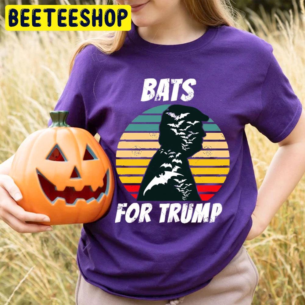 Vintage Trump Halloween Bat Beeteeshop Trending Unisex T-Shirt