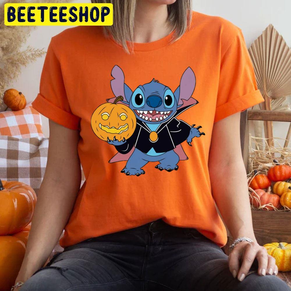 Vire Stitch Keep Pumpkin Head Halloween Beeteeshop Trending Unisex T-Shirt