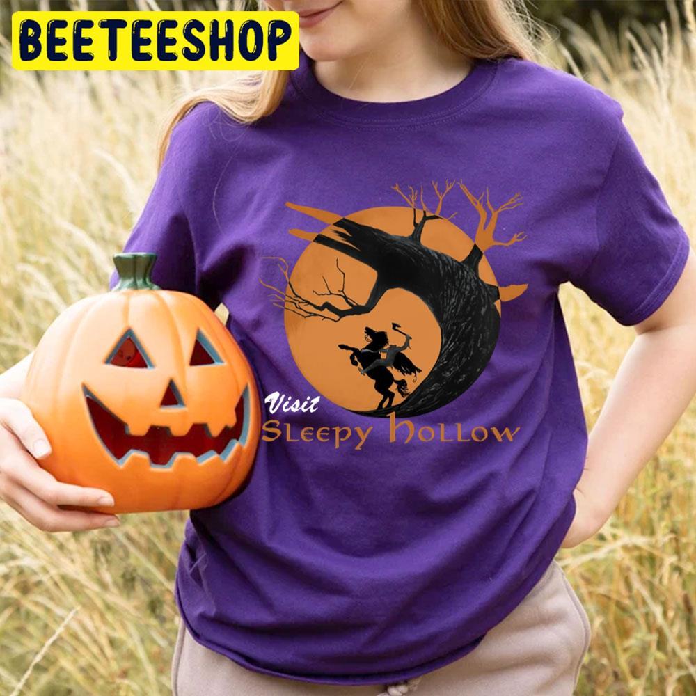 Visit Sleepy Hollow Happy Halloween Beeteeshop Trending Unisex T-Shirt