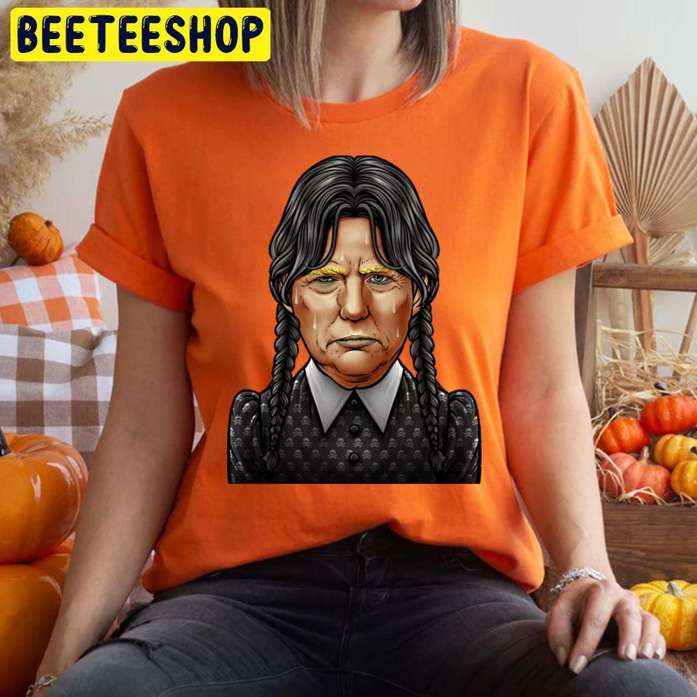 Wednesday Donald Trump Halloween Beeteeshop Trending Unisex T-Shirt