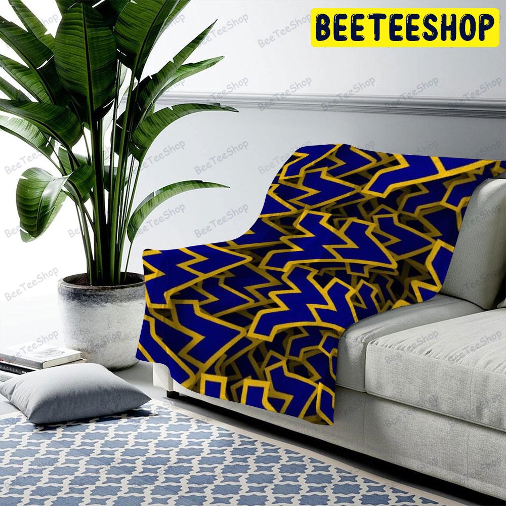 West Virginia University 22 American Sports Teams Beeteeshop US Cozy Blanket