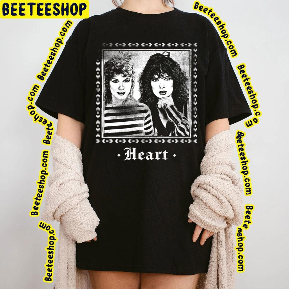 White Art Heart Beeteeshop Trending Unisex T-Shirt