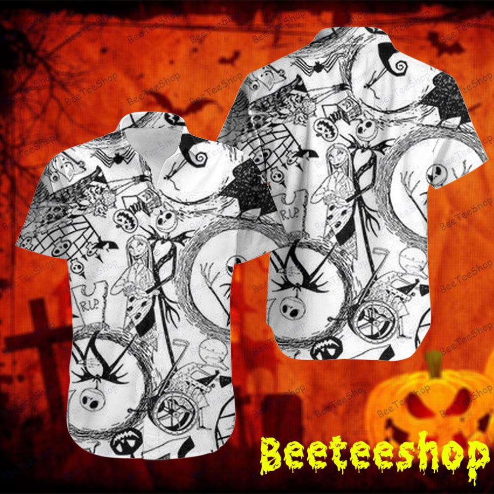 White Jack The Nightmare Before Christmas Halloween Beeteeshop Hawaii Shirt