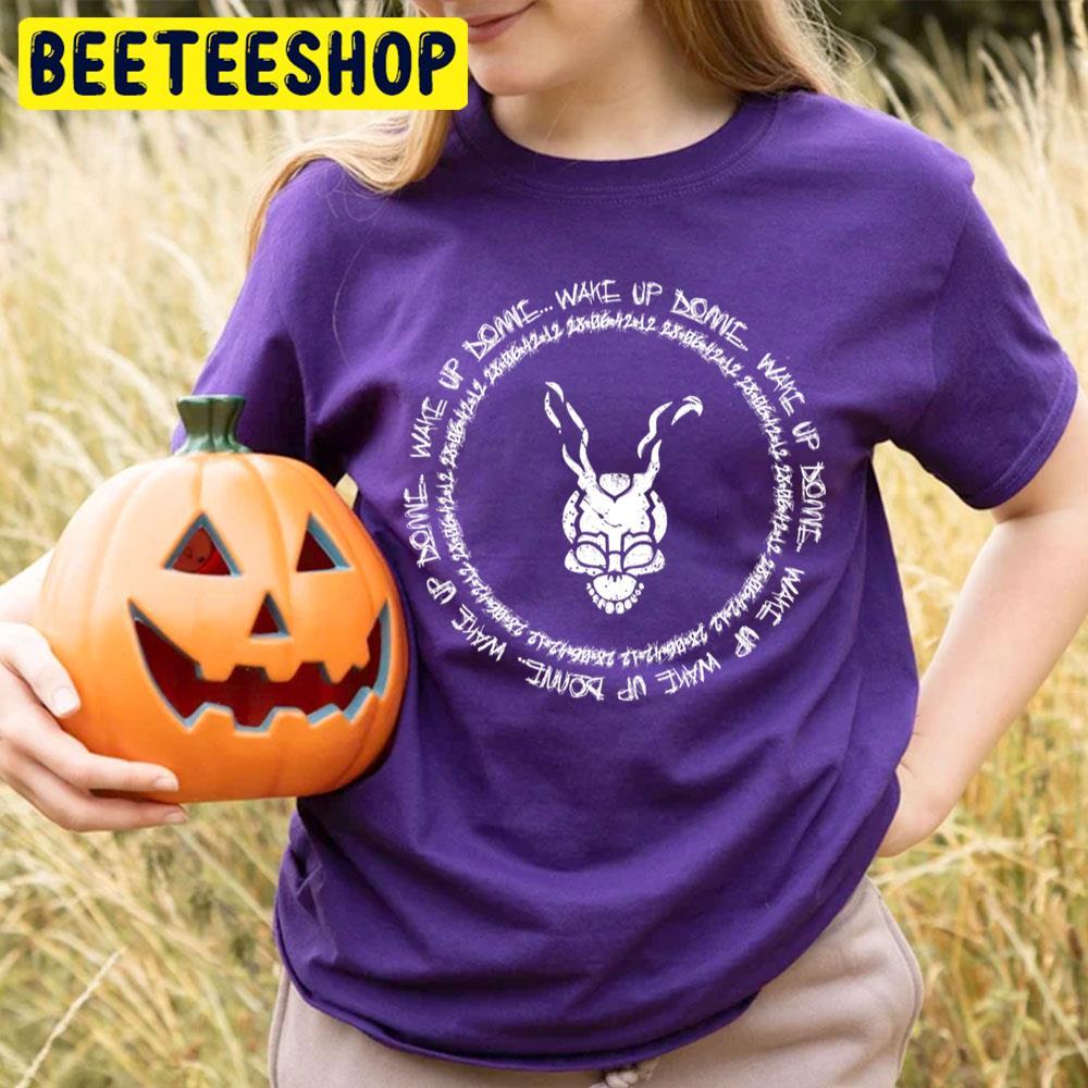 White Style Wake Up Donnie Darko Happy Halloween Beeteeshop Trending Unisex T-Shirt