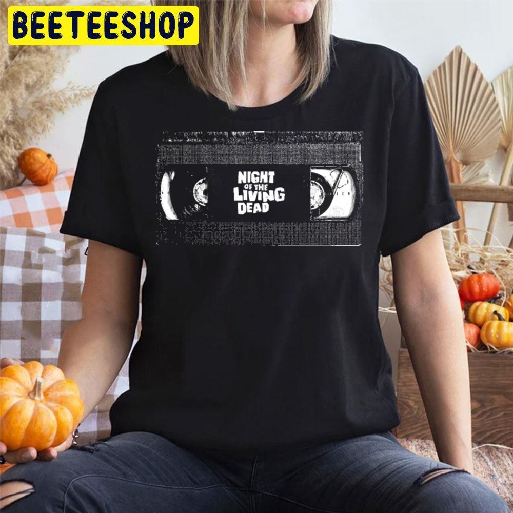 White Tape Night Of The Living Dead Happy Halloween Beeteeshop Trending Unisex T-Shirt