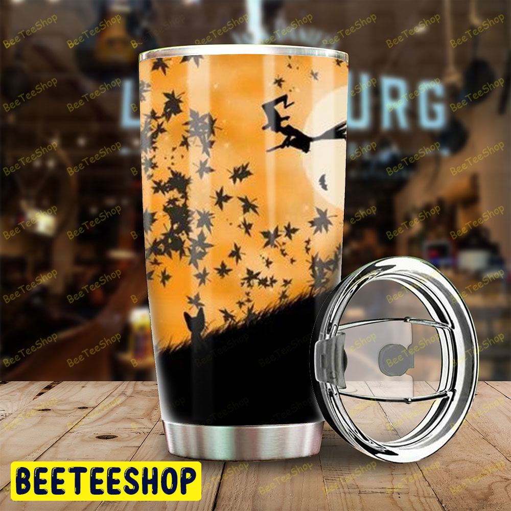 Witchs Bats Cats Halloween Pattern 260 Tumbler