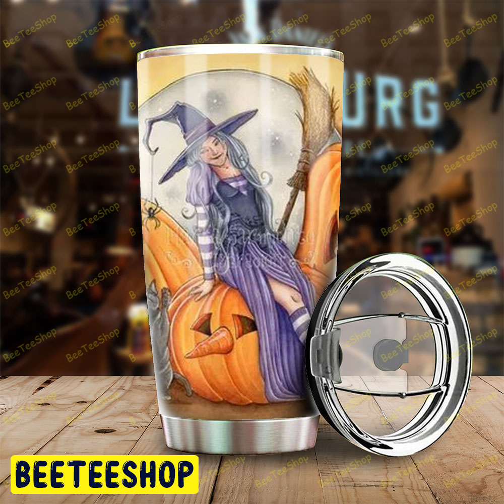 Witchs Pumpkins Halloween Pattern 380 Tumbler