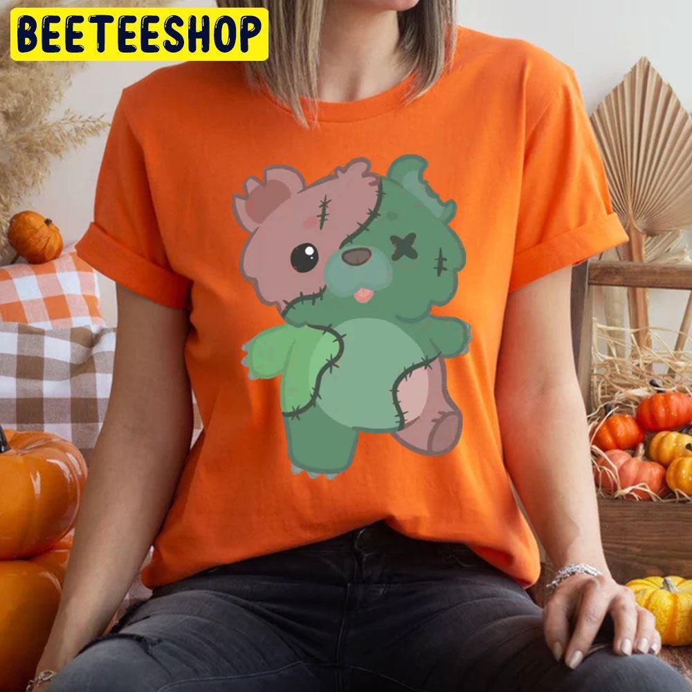 Zombie Teddy Bear Halloween Beeteeshop Trending Unisex T-Shirt