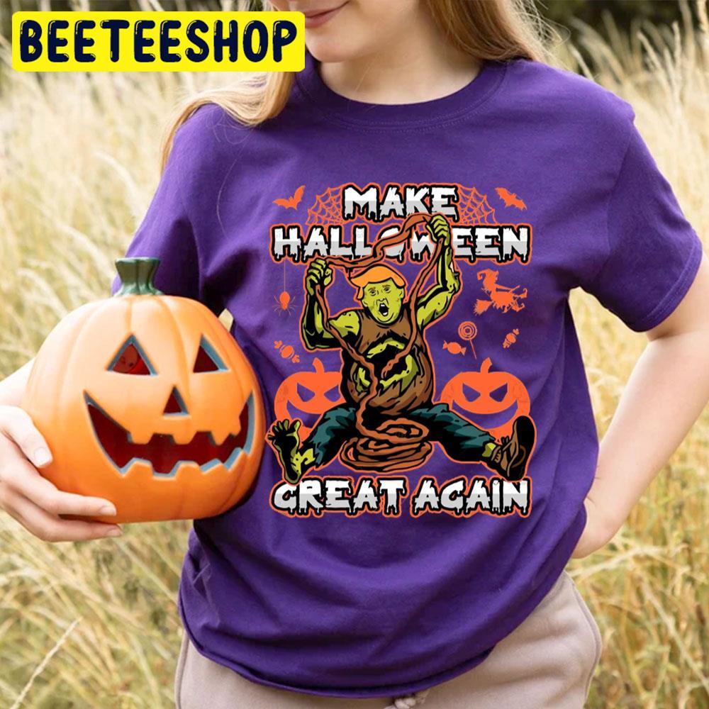 Zombie Trump Make Halloween Great Again Beeteeshop Trending Unisex T-Shirt