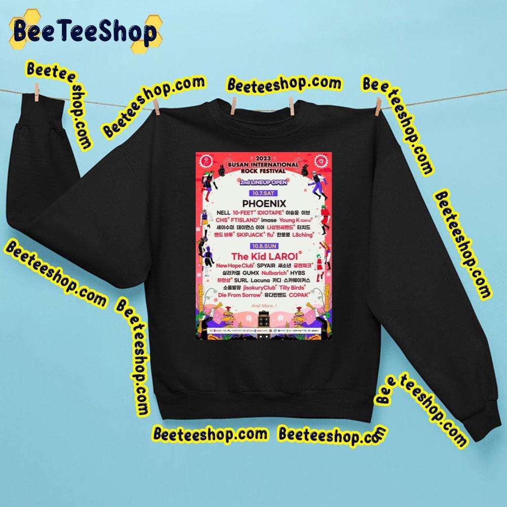 2023 Busan International Rock Festival Beeteeshop Trending Unisex Sweatshirt