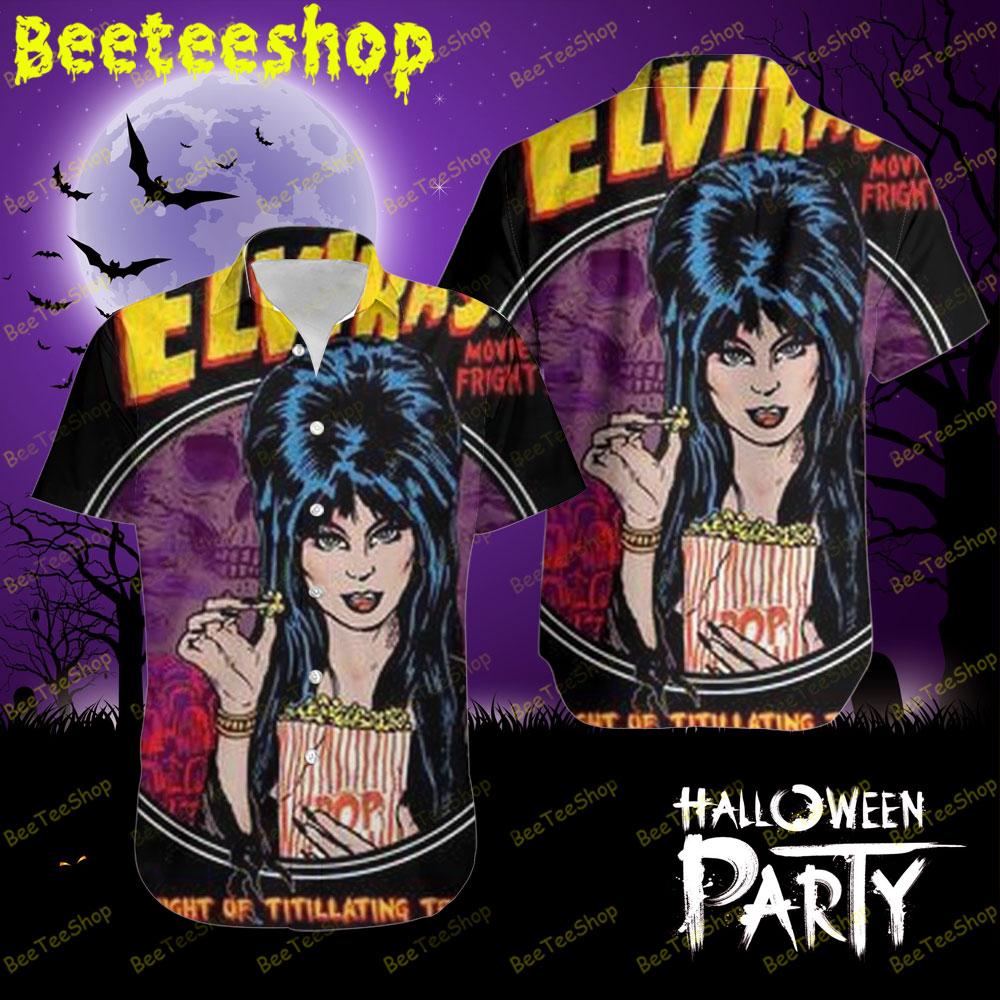 A Night Of Titillating Terror Elvira Mistress Of The Dark Halloween Beeteeshop Hawaii Shirt