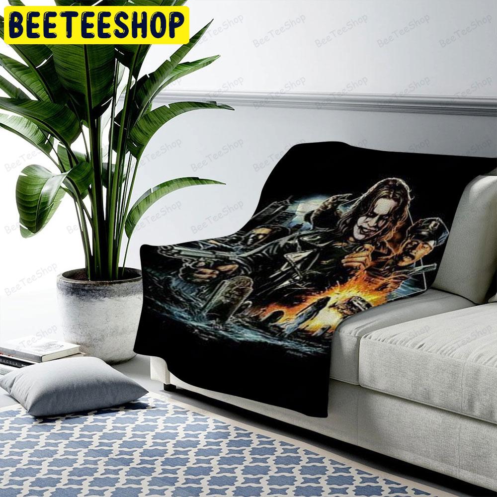 Albrecht And The Crow Halloween Beeteeshop US Cozy Blanket