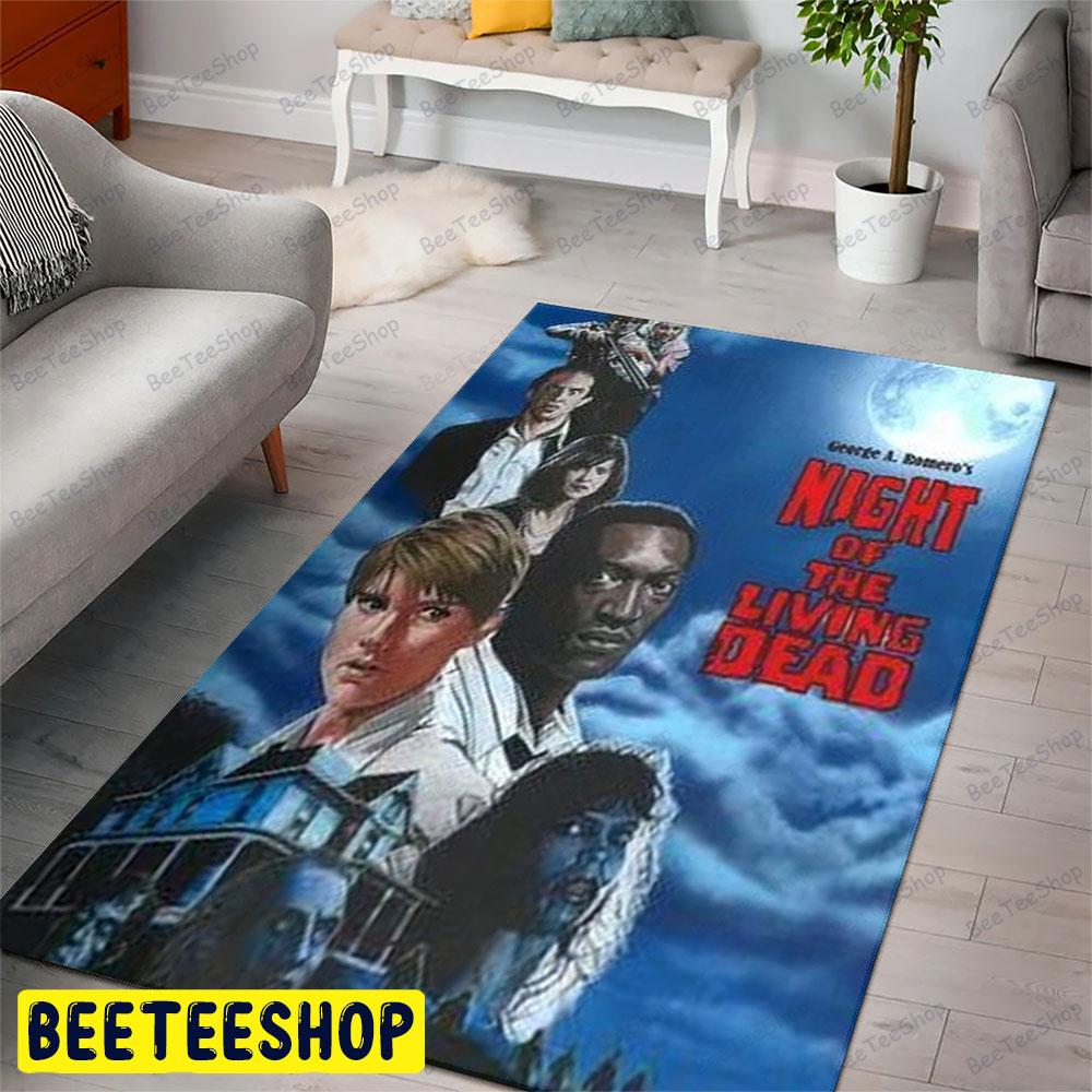 All Team Movie Night Of The Living Dead Halloween Beeteeshop Rug Rectangle