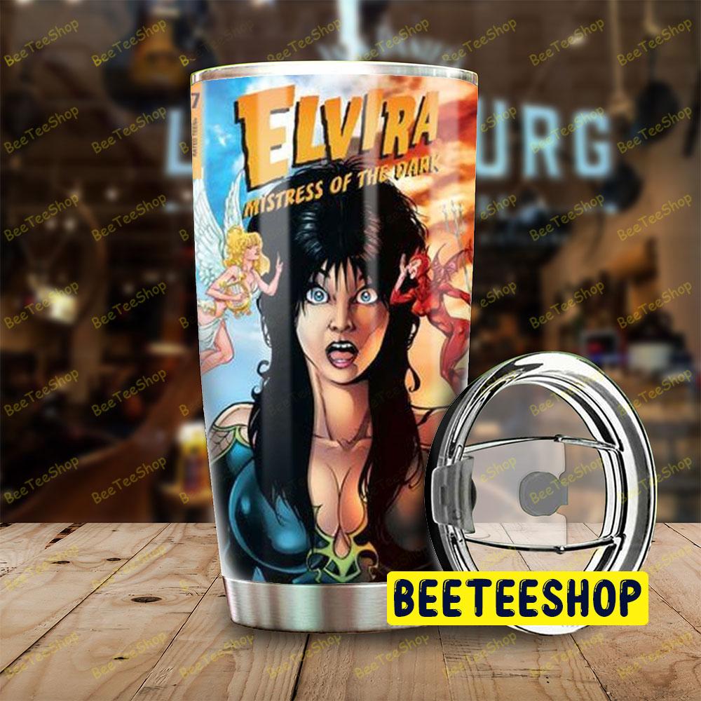 Angle And Devil Elvira Mistress Of The Dark Halloween Beeteeshop Tumbler