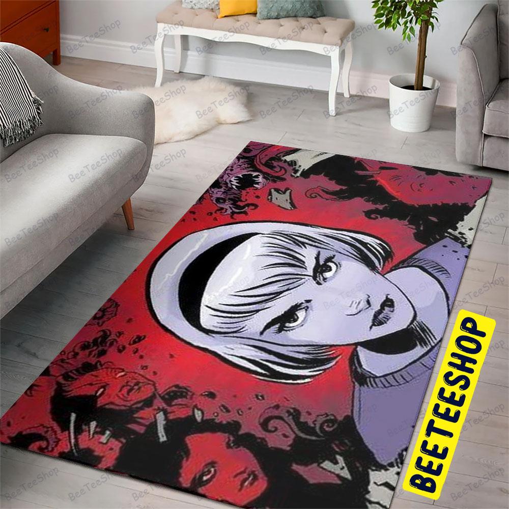 Angry Chilling Adventures Of Sabrina Halloween Beeteeshop Rug Rectangle