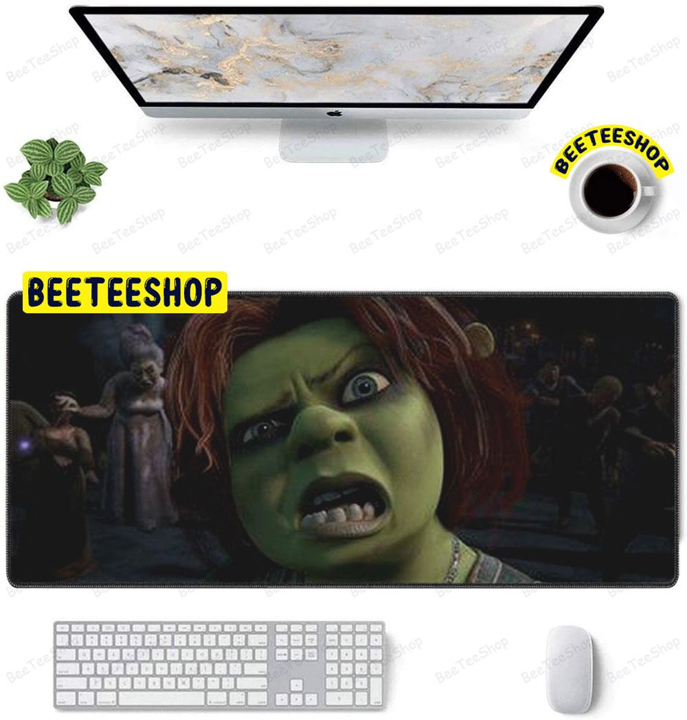 Angry Scared Shrekless Halloween Beeteeshop Mouse Pad