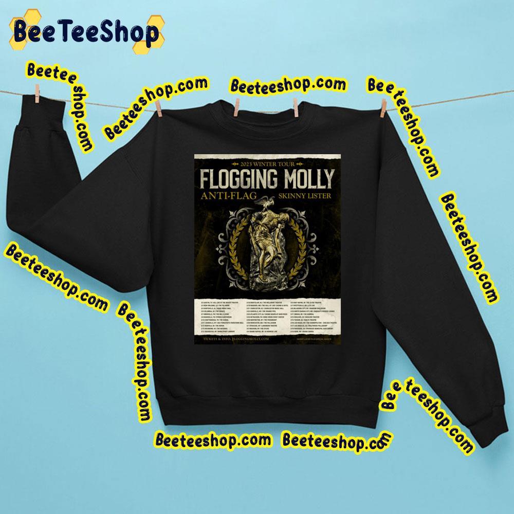 Anti-Flag Flogging Molly 2023 Tour Dates Beeteeshop Trending Unisex T-Shirt