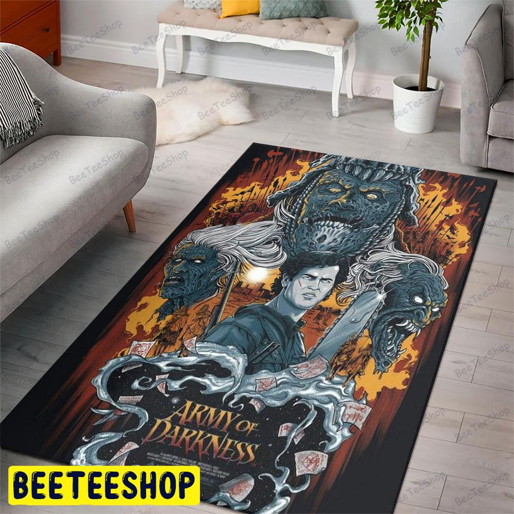 Army Of Darkness Evil Dead Ii Halloween Beeteeshop Rug Rectangle