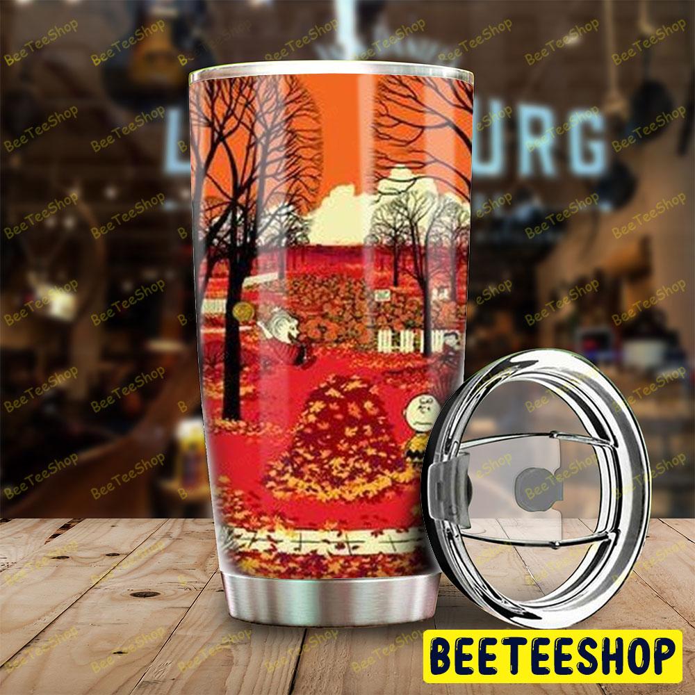 Autumn Scene It’s The Great Pumpkin Charlie Brown Halloween Beeteeshop Tumbler