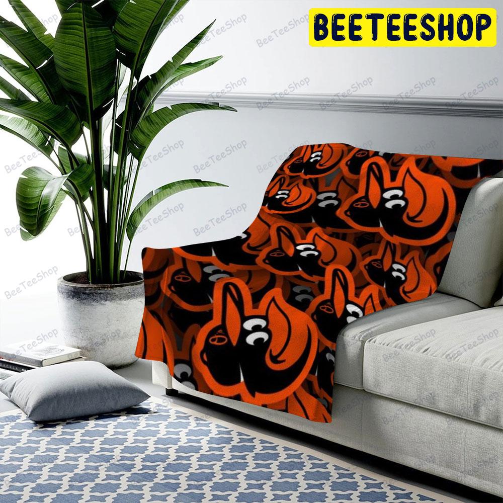 Baltimore Oriels American Sports Teams Beeteeshop US Cozy Blanket