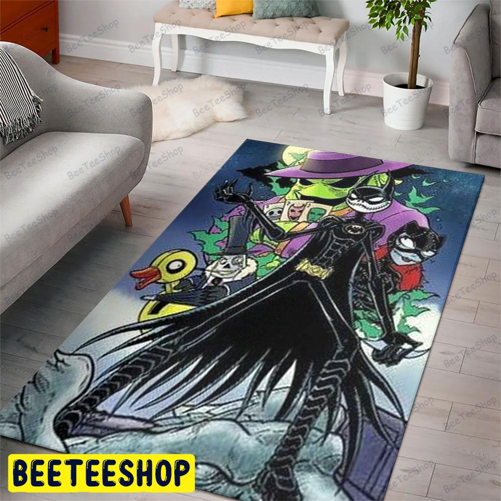 Bat Jack The Nightmare Before Christmas Halloween Beeteeshop Rug Rectangle