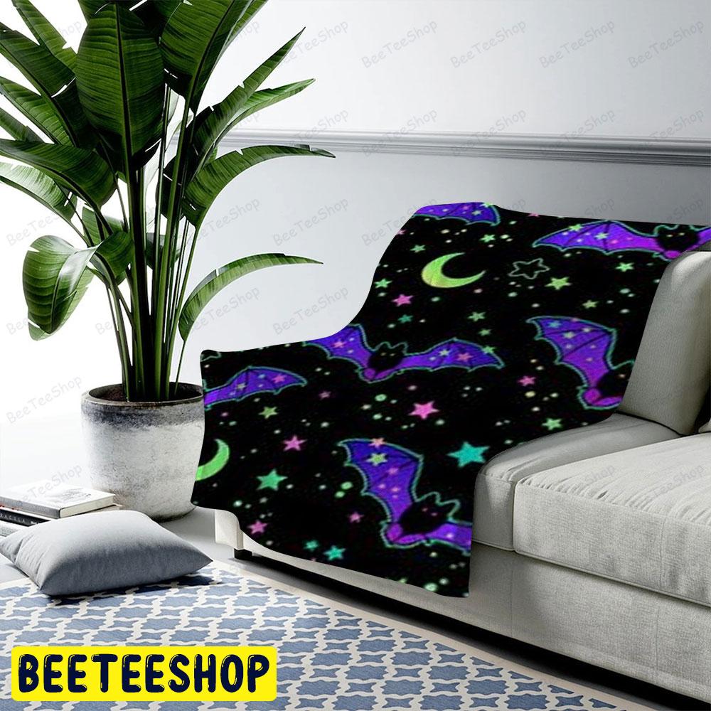 Bats Halloween Pattern 12 Beeteeshop US Cozy Blanket