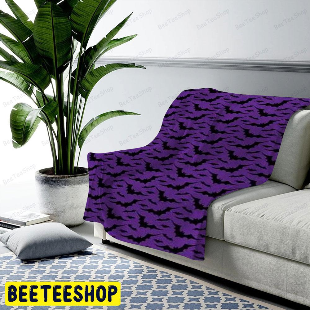 Bats Halloween Pattern 370 Beeteeshop US Cozy Blanket