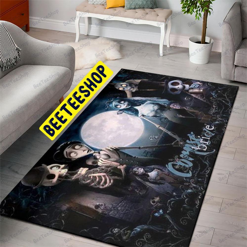 Beautiful Horror Movie Corpse Bride Halloween Beeteeshop Rug Rectangle